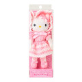Japan Sanrio Original Mascot Holder - Hello Kitty : Sanrio Closet Collection Lolita Style Pink Lace Style Up Mascot - 4