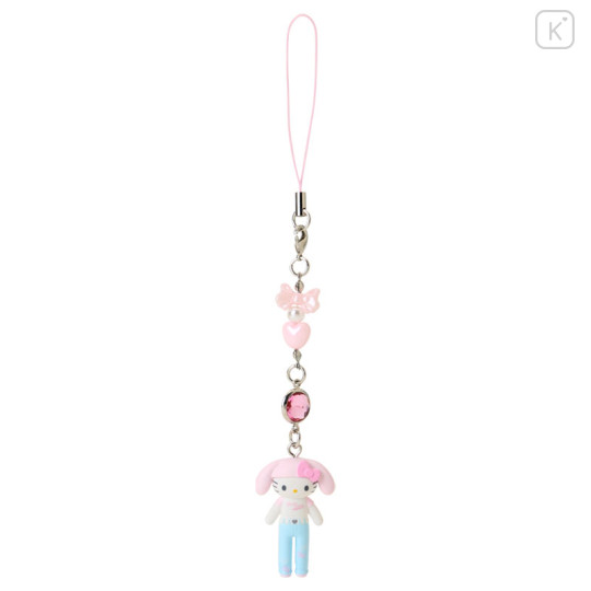 Japan Sanrio Original Strap - Hello Kitty : Sanrio Closet Collection Casual Style Bunny Ear Knit Hat - 1