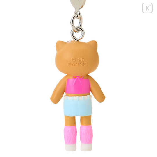 Japan Sanrio Original Strap - Hello Kitty : Sanrio Closet Collection Gal Style Y2K Hibiscus Tan - 3