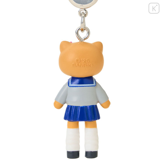 Japan Sanrio Original Strap - Hello Kitty : Sanrio Closet Collection Kogal Gogo Gal Style Uniform Tan - 3