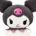 Japan Sanrio Original Plush Toy - Kuromi : Super Cute Adventures Chima Pote Collection - 3