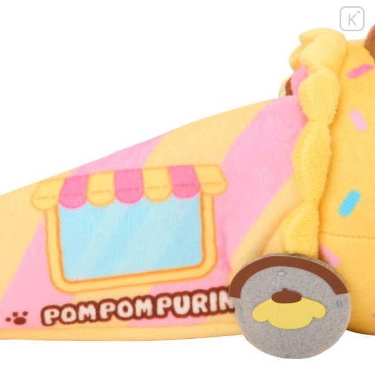 Japan Sanrio Original Plush Car - Pompompurin : Super Cute Adventures Chima Pote Collection - 6