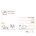 Japan Peanuts Mini Notepad - Snoopy & Woodstock : Ice Cream - 3