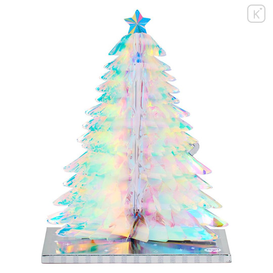 Japan Sanrio 3D Greeting Card - Christmas Tree White Aurora & Music - 2