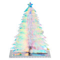 Japan Sanrio 3D Greeting Card - Christmas Tree White Aurora & Music - 2