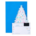 Japan Sanrio 3D Greeting Card - Christmas Tree White Aurora & Music - 5