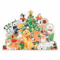Japan Sanrio 3D Greeting Card - Christmas Tree Dog Party & Music - 3