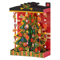 Japan Sanrio 3D Greeting Card - Christmas Tree Japanese-Style Auspicious Charm & Music - 2