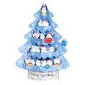 Japan Sanrio 3D Greeting Card - Christmas Tree White Bird Shimaenaga & Music - 2