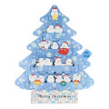 Japan Sanrio 3D Greeting Card - Christmas Tree White Bird Shimaenaga & Music - 3