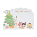 Japan Sanrio Mini Greeting Card - Characters Christmas Tree Decoration - 1