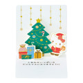 Japan Sanrio Mini 3D Greeting Card - Hello Kitty : Merry Christmas Riding a Sleigh - 3