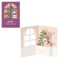 Japan Sanrio 3D Greeting Card - Kuromi : Merry Christmas Tree Decoration - 1