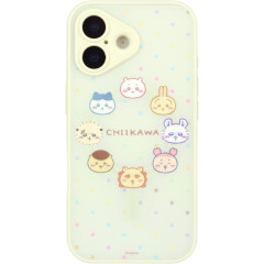 Japan Chiikawa IIIIfit Plump Frame iPhone 17 Case with MagSafe - Chiikawa : Face Light Yellow