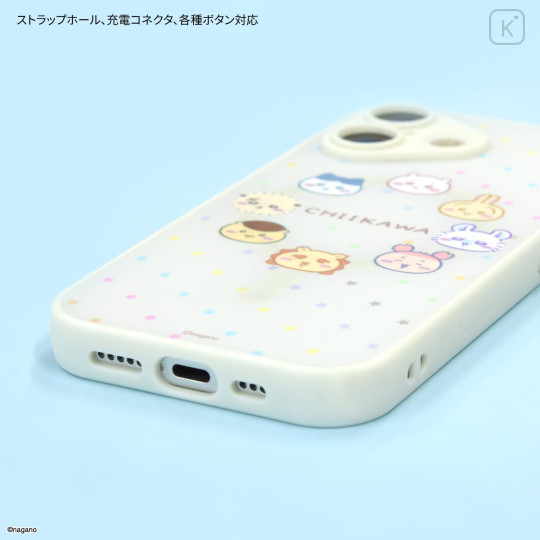 Japan Chiikawa IIIIfit Plump Frame iPhone 17 MagSafe Case - Chiikawa : Face - 3