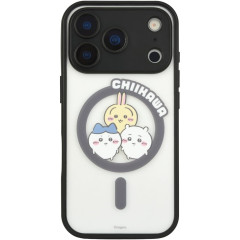 Japan Chiikawa IIIIfit Plump Frame iPhone 17 Pro Case with MagSafe - Chiikawa & Hachiware & Usagi : Assembly