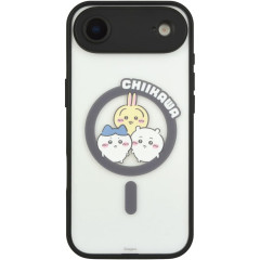 Japan Chiikawa IIIIfit Plump Frame iPhone Air Case with MagSafe - Chiikawa & Hachiware & Usagi