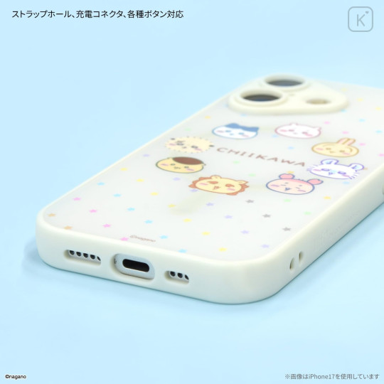 Japan Chiikawa IIIIfit Plump Frame iPhone Air MagSafe Case - Chiikawa : Face - 3