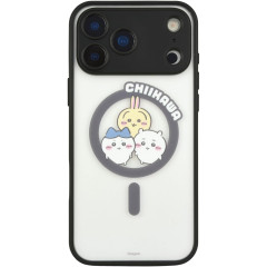 Japan Chiikawa IIIIfit Plump Frame iPhone 17 Pro Max Case with MagSafe - Chiikawa & Hachiware & Usagi : Assembly