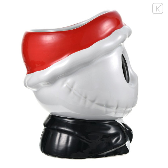 Japan Disney Store 3D Porcelain Mug - Tim Burton's The Nightmare Before Christmas : Christmas Jack Skellington - 4