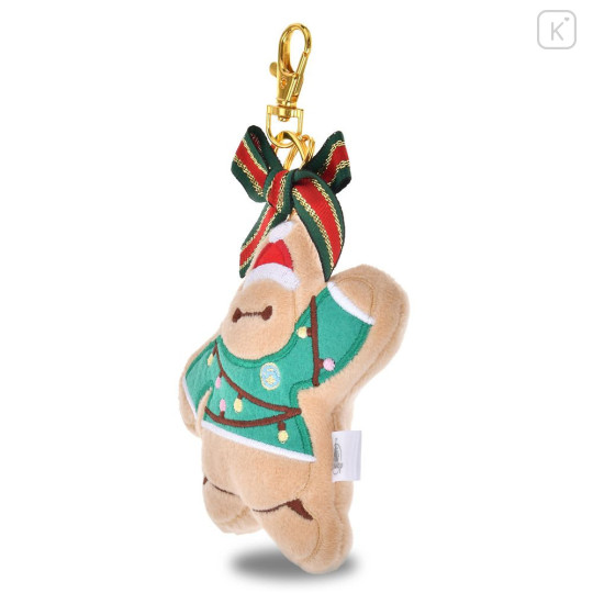 Japan Disney Store Plush Keychain - Baymax : Christmas Ribbon Cookie Ornament - 2