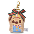 Japan Disney Store Plush Keychain - Stitch : Christmas Ribbon Cookie Ornament - 1
