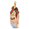 Japan Disney Store Plush Keychain - Stitch : Christmas Ribbon Cookie Ornament - 2