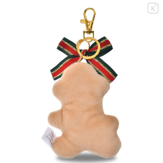 Japan Disney Store Plush Keychain - Mickey : Christmas Ribbon Cookie Ornament - 3