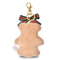 Japan Disney Store Plush Keychain - Minnie : Christmas Ribbon Cookie Ornament - 3