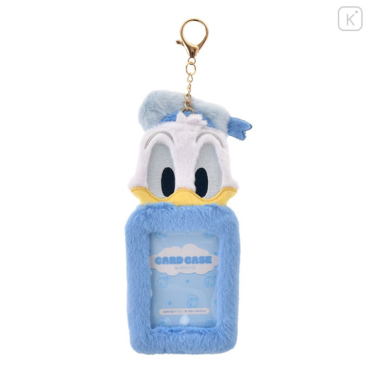 Japan Disney Store Fluffy Pass Case Card Holder - Donald : Heartwarming - 1