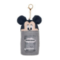 Japan Disney Store Fluffy Pass Case Card Holder - Mickey : Heartwarming - 1