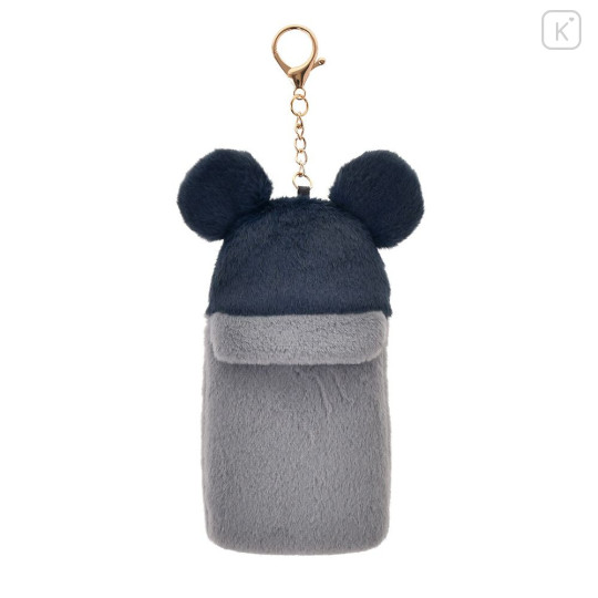 Japan Disney Store Fluffy Pass Case Card Holder - Mickey : Heartwarming - 2