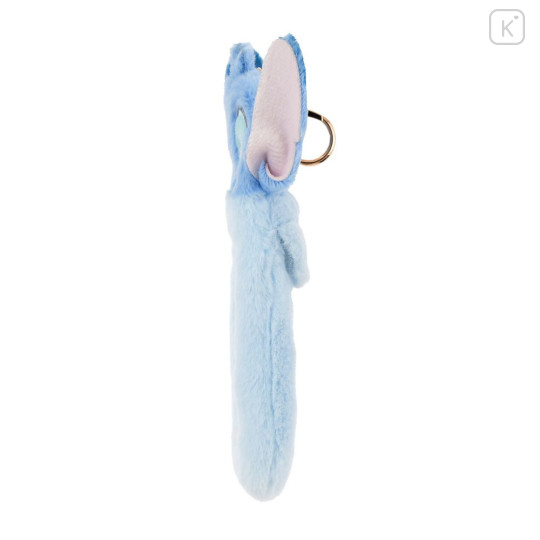 Japan Disney Store Fluffy Pass Case Card Holder - Stitch : Heartwarming - 3