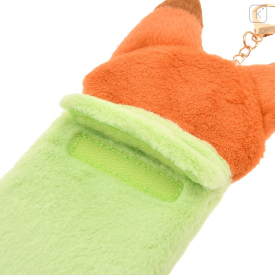 Japan Disney Store Fluffy Pass Case Card Holder - Zootopia : Nick Wilde Heartwarming - 4