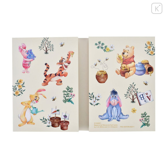 Japan Disney Store Flip Memo Sticky Notes - Winnie the Pooh : Splendid Colors - 2