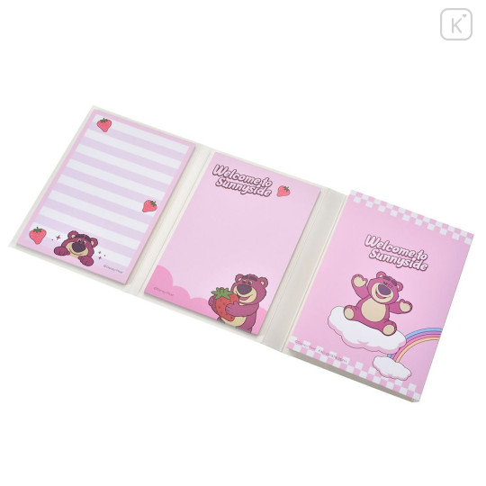 Japan Disney Store Flip Memo Sticky Notes - Lotso : Rainbow - 3