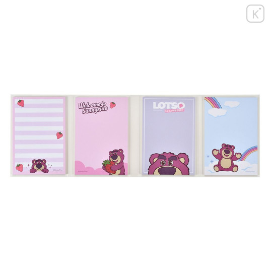 Japan Disney Store Flip Memo Sticky Notes - Lotso : Rainbow - 4