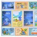 Japan Disney Store Die-cut Sticker Collection - Stitch : Stamp-Style - 2