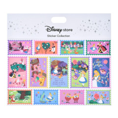 Japan Disney Store Die-cut Sticker Collection - Alice : Stamp-Style