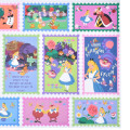 Japan Disney Store Die-cut Sticker Collection - Alice : Stamp-Style - 3