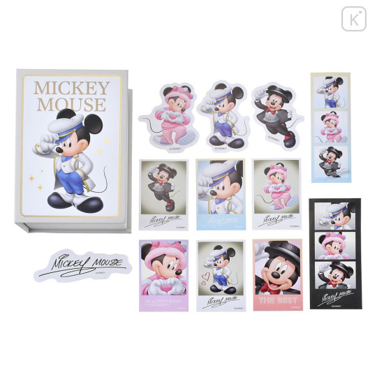Japan Disney Store Sticker & Case Set - Mickey & Minnie : Happy Birthday - 1