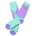 Japan Pokemon Warm Socks - Ditto : Turquoise - 1