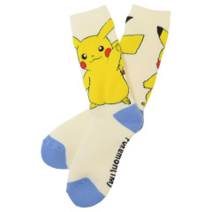 Japan Pokemon Warm Socks - Pikachu : Light Yellow