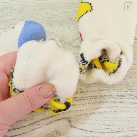 Japan Pokemon Warm Socks - Pikachu : Light Yellow - 2