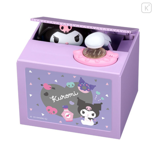 Japan Sanrio Mischief Coin Bank - Kuromi - 1