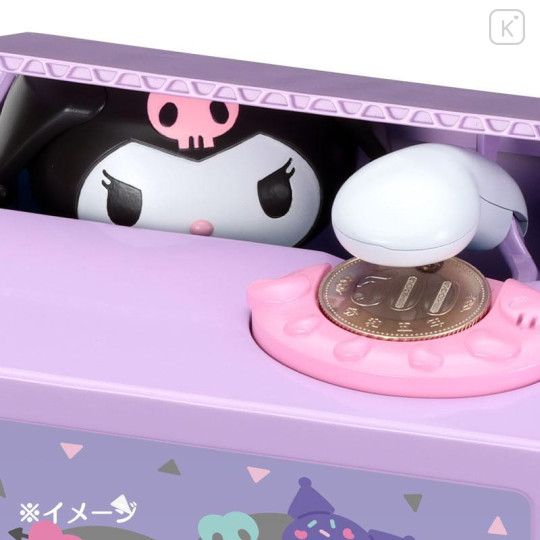 Japan Sanrio Mischief Coin Bank - Kuromi - 6