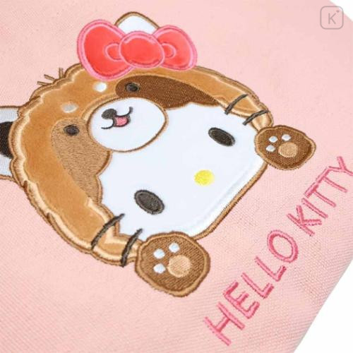 Japan Sanrio Mini Tote Bag - Hello Kitty : Cheers Banzai Series Red Panda - 4