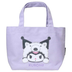 Japan Sanrio Mini Tote Bag - Kuromi : Cheers Banzai Series Anteater