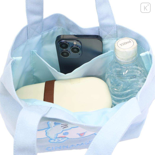 Japan Sanrio Mini Tote Bag - Cinnamoroll : Cheers Banzai Series Cat - 3