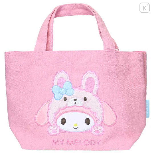 Japan Sanrio Mini Tote Bag - My Melody : Cheers Banzai Series Rabbit - 1